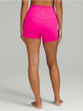 lululemon athletica sonic pink biker shorts